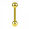 eeddoo Piercing Stab Gold Edelstahl 1,2 x 20mm 4 mm