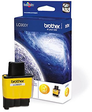 Brother Original Tintenpatrone LC-900Y gelb (kompatibel mit verschiedenen Brother DCP- und MFC-Modellen)
