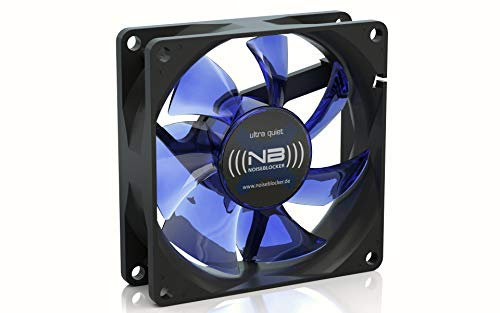 Noiseblocker BlackSilentFan X1 PC Gehäuselüfter Refoidisseure und Radiator PC Gehäuselüfter 8cm Lüfter 1300rpm - 10DB 26M³/h