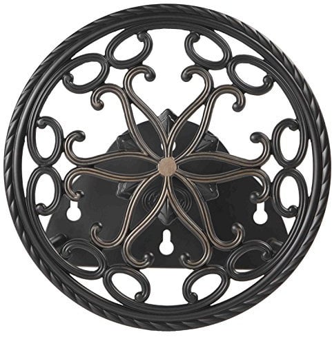 Liberty Garden 671 Gartenschlauch-Butler, Wandhalterung, für 3,6 m Langen Schlauch – Patina