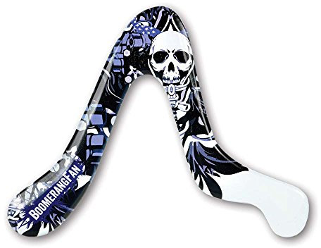 BoomerangFan Boomerang 30,5 cm Rechts Rock für Fortgeschrittene Spieler und 16 Jahre alte Kinder mit 30 Meter Auswurfweite