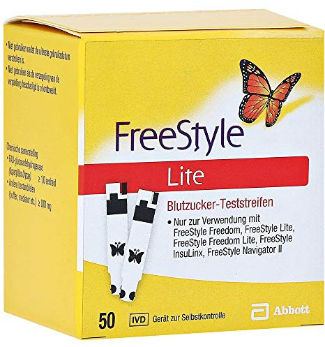 FREESTYLE Lite Teststreifen ohne Codieren 50 St