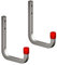 SmartHome 2 x 115mm Storage Wall Hooks 60kg Galvanised Steel, Garages, Sheds Ladders & Tools