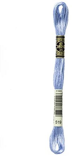 DMC 6-Strand Embroidery Cotton Floss, Sky Blue