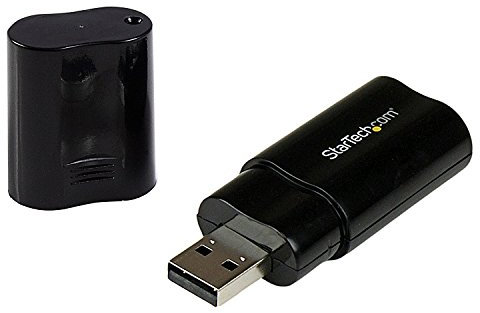 StarTech. com ICUSBAUDIOB - Adattatore audio USB Scheda audio esterna