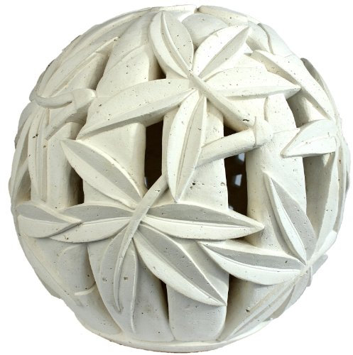 Wuona Objects Gartenkugel Kalkstein 43 cm Steinkugel Dekokugel