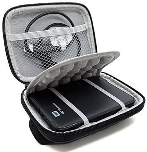 Stoßsichere Schutzhülle Festplattentasche/Hardcase/Tasche für 2,5” WD Western Digital Elements External My Passport Essential HDD Tragbare Externe Festplatte