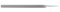 Dick 11142040 Präzisionsfeile flach 12 x 3, 7 mm Hieb 4