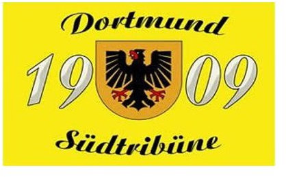 Dortmund Fahne ca. 90 x 150 cm - Südtribüne (1)