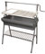 Barbacoa Metalica con Parrilla y Plancha 100cm INOX