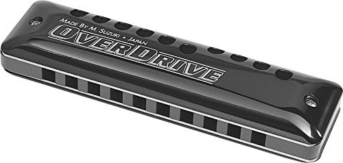 Suzuki MR-300 Diatonische Mundharmonika Overdrive Low-F Schwarz