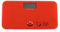 NewlineNY Step-on Mini Reise Personenwaage, rot, orange,