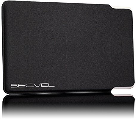 Custodia protettiva brevettata | RFID NFC e blocco del campo magnetico | Protezione della carta per carte di credito, carte di debito, carte d'identità | Copertura di protezione della carta contro il furto di dati | Protezione dei dati al 100% verificata da CTC/advanced (membro del gruppo RW TÜV) | Nero