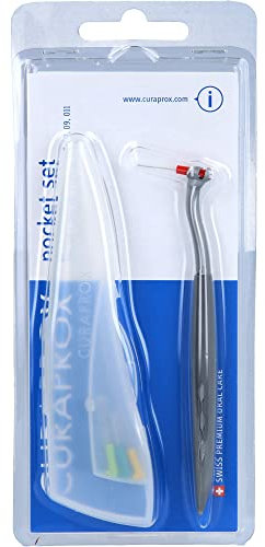 CURAPROX CPS 457 Pocket Set 1 Halter+4 Bürsten 1 St