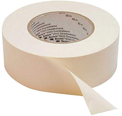 3M 389 Cinta Americana de Altas Prestaciones, 25 mm x 50 m, 36 unidades, Blanco