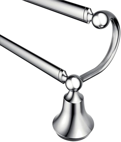 Moen YB5222CH Wynford Double Towel Bar, Chrome