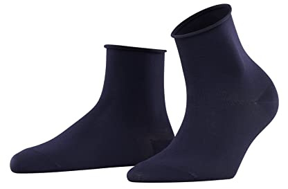 FALKE Damen Cotton Touch Socken atmungsaktive nachhaltige Baumwolle elegant fein verstärkt halbhoch flache Naht für druckfreie Fußspitze intensive Farben hochwertig 1 Paar