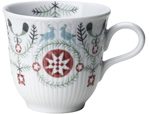 Rörstrand Swedish Grace Winter Tasse, Porzellan, Weiß