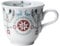 Rörstrand Swedish Grace Winter Tasse, Porzellan, Weiß