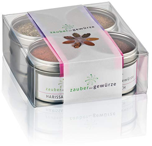 Zauber der Gewürze Reise durch den Orient Gewürze Geschenkset | Gewürze Set mit 4 orientalischen Gewürzen in Premiumqualität, als Geschenk für Frauen & Männer, 200 g
