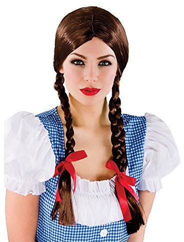 Mädchen vom Land Oktoberfest Heidi Zöpfe Perücke für Frauen Karneval Halloween