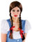 Mädchen vom Land Oktoberfest Heidi Zöpfe Perücke für Frauen Karneval Halloween