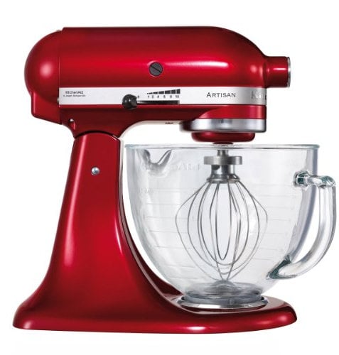 KitchenAid 5KSM156ECA Küchenmaschine mit kippbarem Motorkopf Serie Artisan, Liebesapfel rot