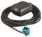 tomzz Audio 1100-003 GPS Antenne Fakra Stecker Innenmontage Magnet 5m Kabel kompatibel mit Audi Mercedes VW Blaupunkt Zenec MFD2 MFD3 RNS300 RNS310 RNS510