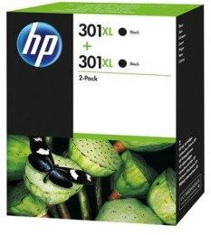 HP 301XL Black Ink Cartridge Twin Pack