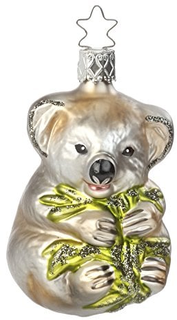 Inge-glas - Christbaumschmuck, Baumschmuck - Karlchen Koala - 8,5 cm
