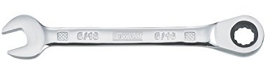 DEWALT DWMT72289OSP Ratcheting Comb Wrench 5/16in SAE