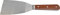 HAROMAC Malerspachtel aus Rosenholz, 60 mm, rostfreier Edelstahl, Rosenholzheft, Profi-Ausführung, Trockenbau, Farbspachtel, Abrennspachtel