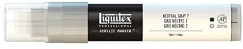 Liquitex Professional Paint Marker with 8-15 mm Wide Nib - Neutral Gray 7