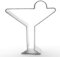 Loypack Cocktail Glass Cookie Cutter