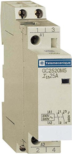 Schneider GC2520F5 Installationsschütz GC, 2S, 3, 8VA, Spule 110VAC -Ith: 25A, Ve=12St