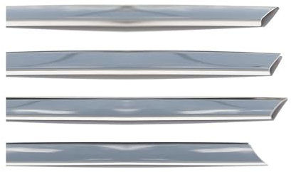 OMAC Kühlergrill Leisten Grillleisten kompatibel mit Mercedes Vito W639 2010-2014 Chrom 4x