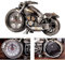 Itian Rétro Moto Style Élèves Réveil Table Bureau Horloge de Moto Modèle Home Office Shelf Décoration Anniversaire Nouveauté Vacances Enfants Adultes Garçons Cadeau, modèle aléatoire