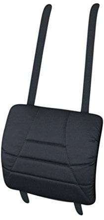 Sitwell ergonomisches Rückenkissen, Rückenstütze Lendenkissen mit Universalbefestigung, passend für Fast alle Sitze, Stoff, Maße 30,5 x 26,5 x 3,5cm