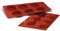silikomart | SF035 Moule en Silicone pour BRIOCHETTE Monoportions, antiadhésif, 6 Monoportions, Lot de 1 Moule à gâteau, Ø 79 h 30 mm, Made in Italy