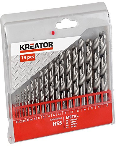 Kreator 03012003 HSS 19-teilig Durchmesser Größen Schleifsteine