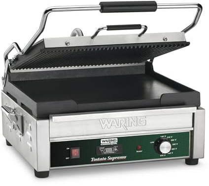 Waring Panini Press with Timer, 14.5 x 11 Cooking Surface