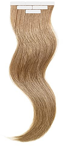 Tape In Extensions 50 cm Virgin Echthaar 10er Set Honigblond