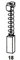 Balais de charbon 0741 pour outils électroportatifs Ryobi - 5x8x11 mm - Pour Ryobi Coupeuse/Scie G1150, Ryobi Coupeuse/Scie SG1150, Ryobi Rabot TR30, Ryobi Scie TR30P