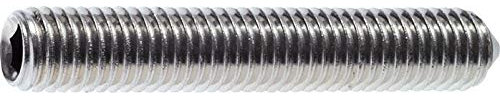 Gewindestift DIN 914 / ISO 4027, M 8x40, Edelstahl A2 Werkstoff:Edelstahl A2 d:M 8 l:40mm s:4,0mm