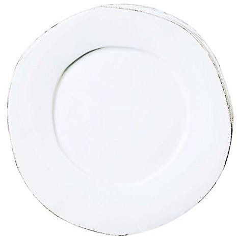 Vietri lastra White piatto piano