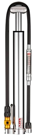 LEZYNE Micro Floor Drive HP/HPG Bicycle Portable Floor Pump, Road, Gravel Bike, High Pressure, ABS Flip Chuck, Presta/Schrader