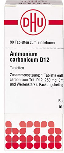 AMMONIUM CARBONICUM D 12 Tabletten 80 St