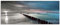 ARTland Wanddeko Glasbilder Wandbild Glas Bild einteilig 125x50 cm Querformat Natur Strand Meer Ostsee Sonnenuntergang Himmel Wolken Landschaft S6CB