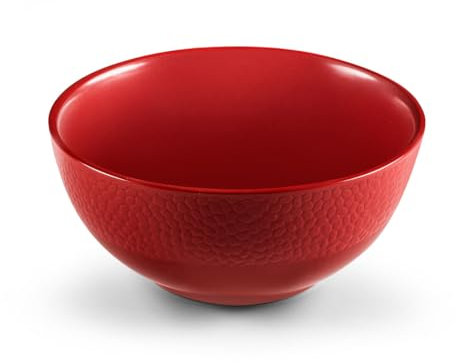 Stone Rouge - Coffret 6 bols déjeuner