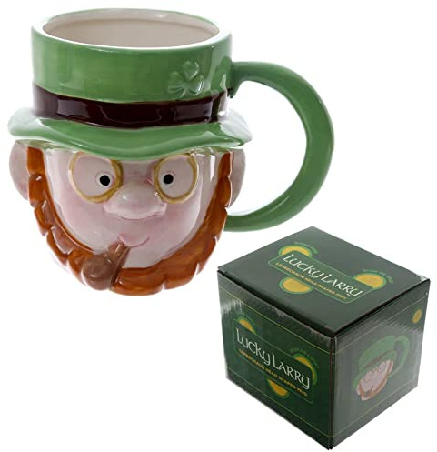 Lucky Larry Leprechaun Kopf Kaffeetasse Mug Tasse Kaffeebecher Bürotasse